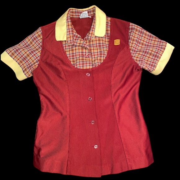 Best Other Complete Vintage Womens 98s Burger King Uniform With Visor Poshmark